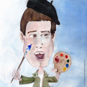 Jim Carrey, the artist
Illustration by Kristin Murphy
